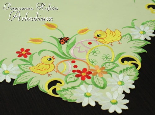 Serwety wielkanocne "pisklęta na żółtym"