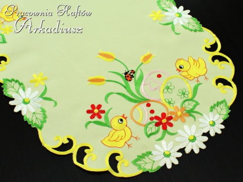 Bieżniki wielkanocne "pisklęta na żółtym"