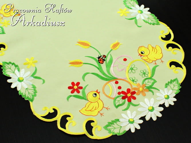 Bieżniki wielkanocne "pisklęta na żółtym"