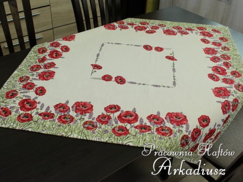 Serweta gobelinowa 98x98 "Maki"