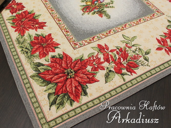 Świąteczna serweta gobelinowa "gwiazda betlejemska"