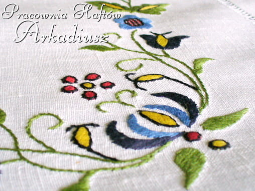 Serweta z haftem kaszubskim (kasz01)