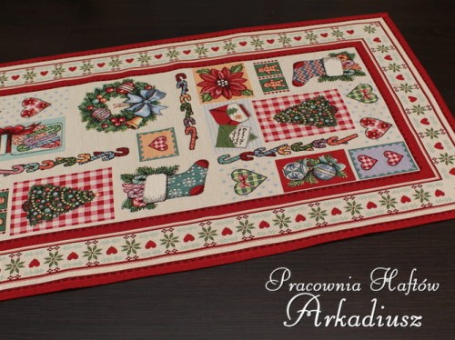 Bieżniki świąteczne gobelin (wz23)