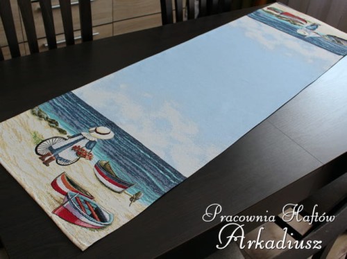 Bieżnik gobelinowy "Morze" 42x140