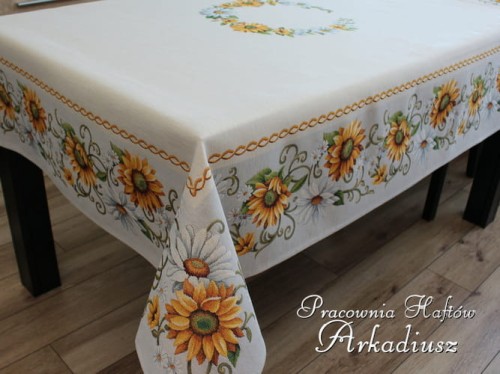 Obrus gobelinowy "Słoneczniki"