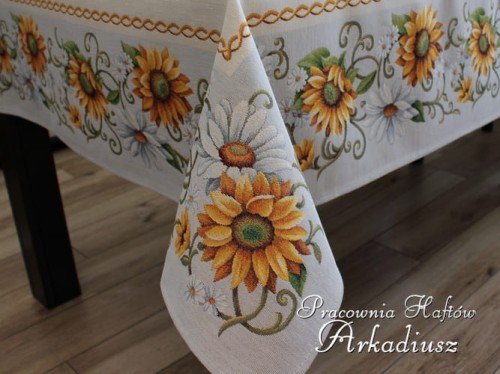 Obrus gobelinowy "Słoneczniki"