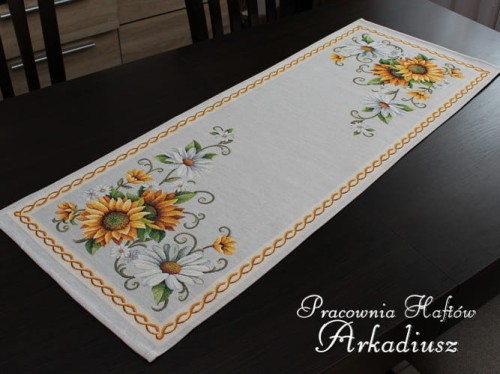 Bieżnik gobelinowy "Słoneczniki" 38x100