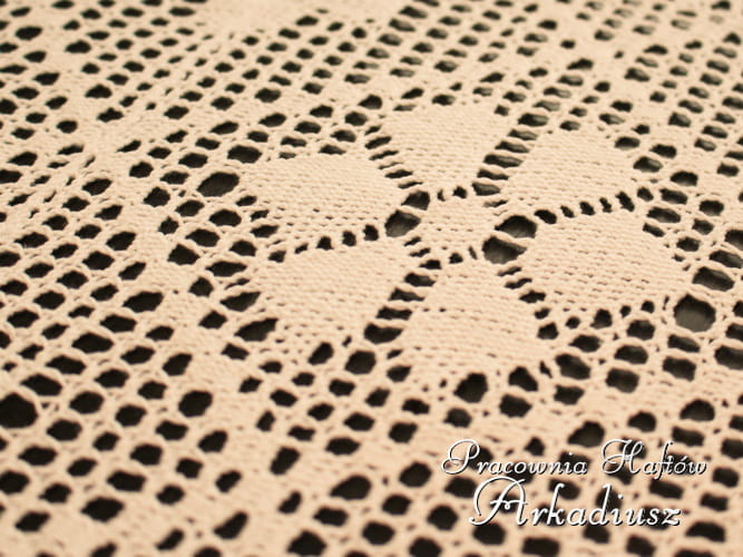 maszynowa koronka klockowa