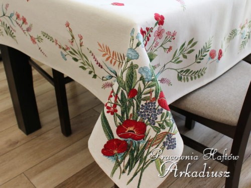 Obrusy gobelinowe "Polne kwiaty"