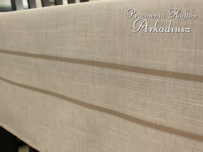 Obrus "jak lniany" kolor beżowy
