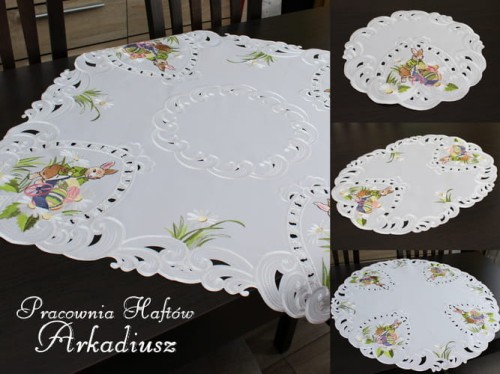 Serwety wielkanocne "Zając w ogrodzie"