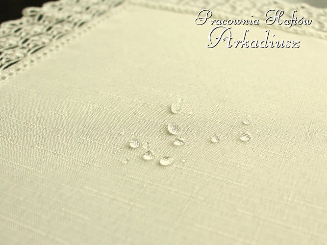 Serwety z gipiurą "Julia" ekri + beż