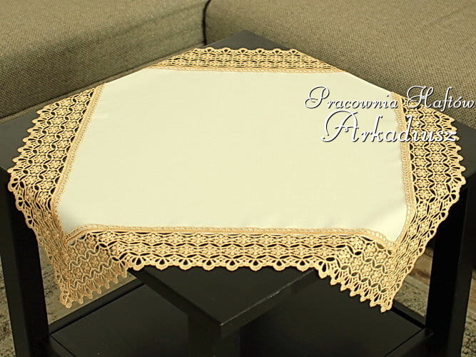 Serwety z gipiurą "Julia" ekri + beż