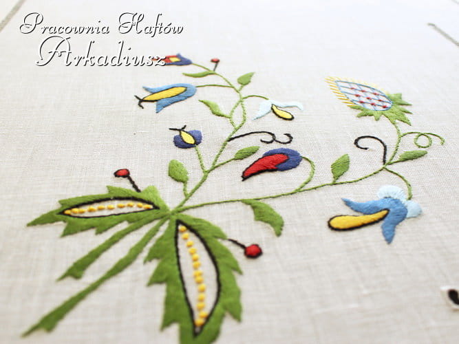 wzór haftu kaszubskiego