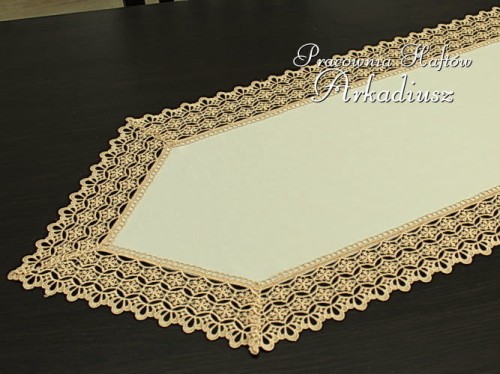 Rożek z koronką gipiurową "Julia"