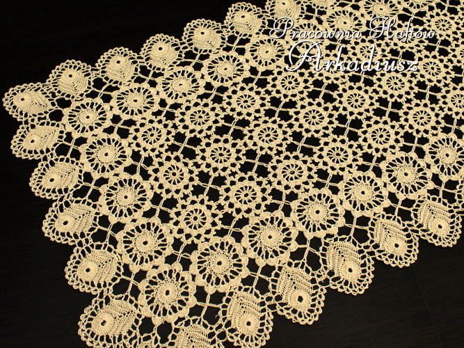 Bieżnik koniakowski beżowy