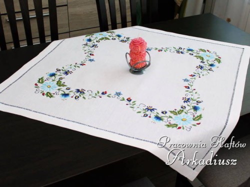 Serweta kaszubska haft ręczny  85x85
