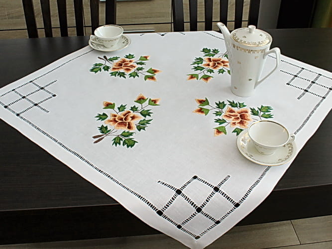 Serweta "Herbaciane róże"