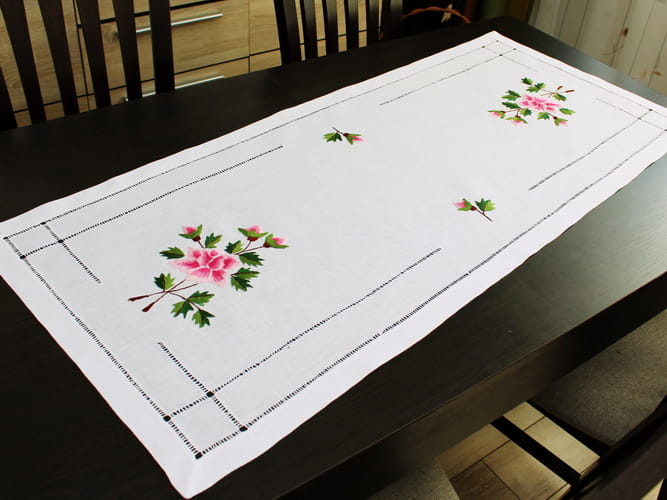 Bieżnik haftowany ręcznie 50x120