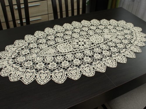 Bieżnik koniakowski 60x110 beż